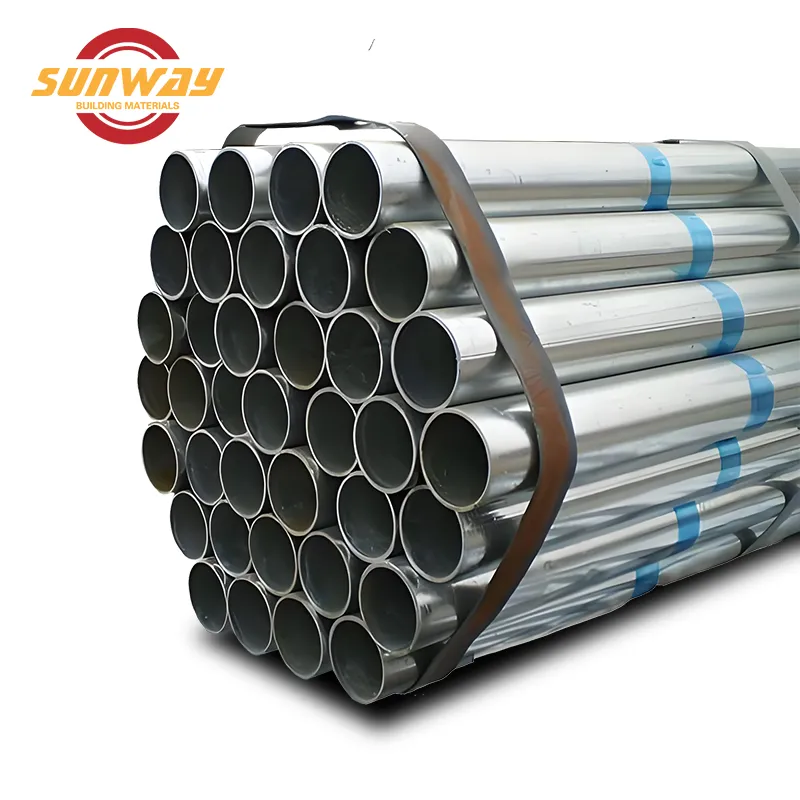 Galvanized/Black Round Pipe