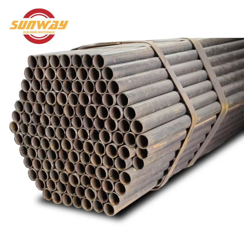 Galvanized/Black Round Pipe