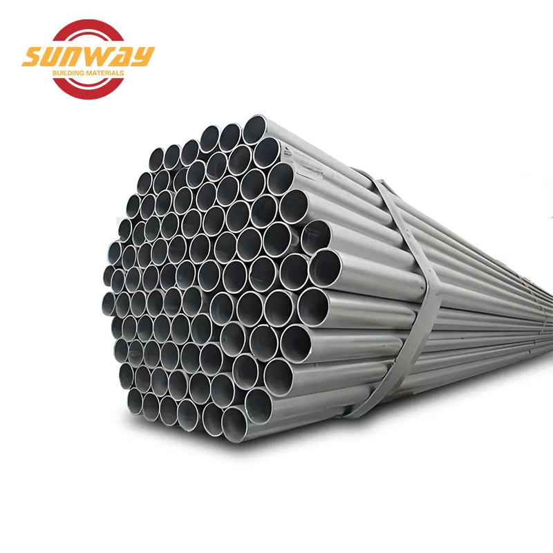 Galvanized/Black Round Pipe