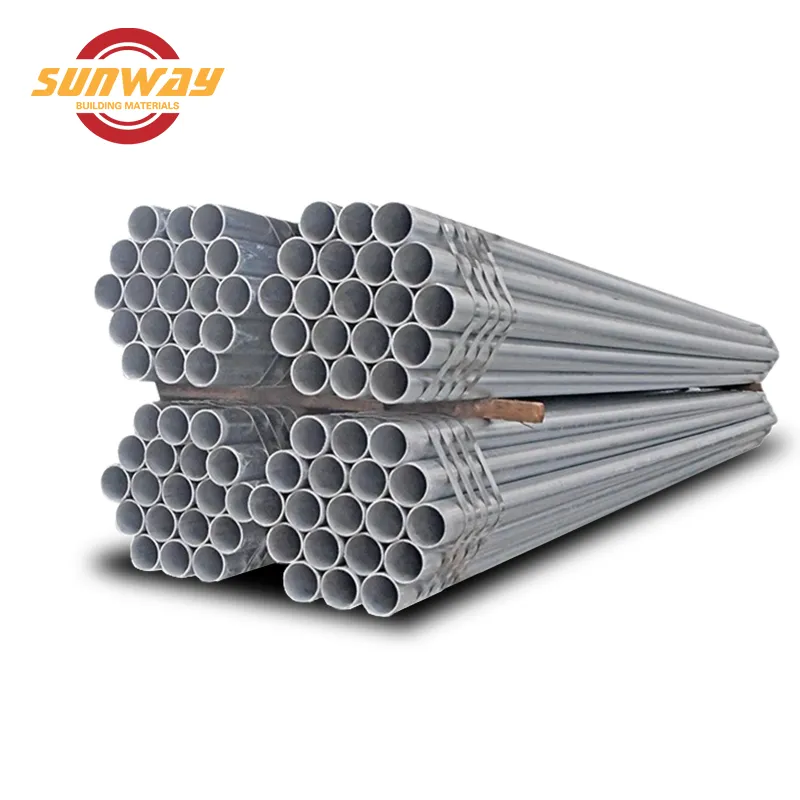 Galvanized/Black Round Pipe