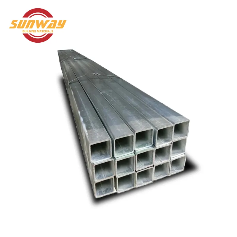 Black Material/galvanize Square Tube