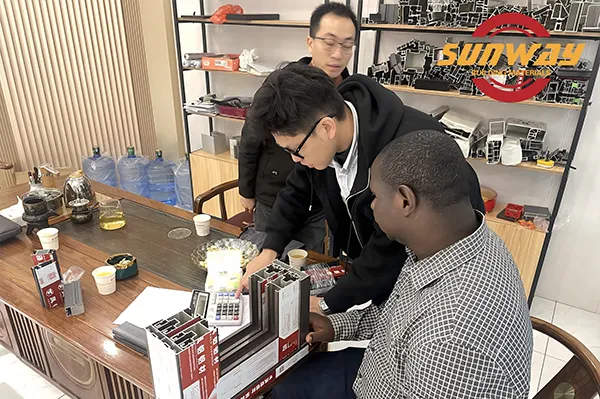 Communicate orders with customers