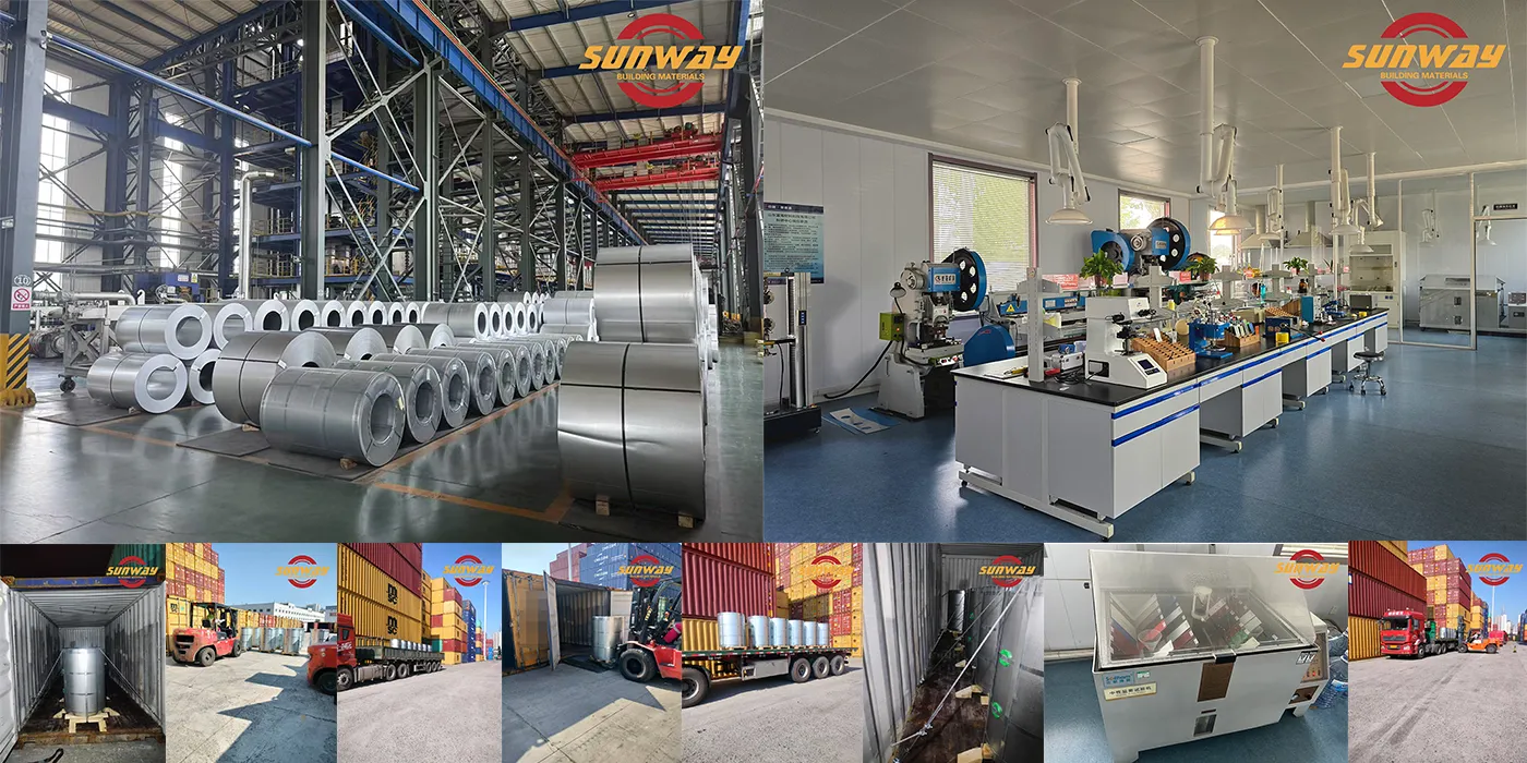Supply Cooperation of Aluminium-Zinc Coated Color Steel Coil in Africa