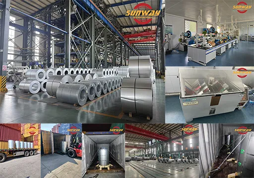 Supply Cooperation of Aluminium-Zinc Coated Color Steel Coil in Africa