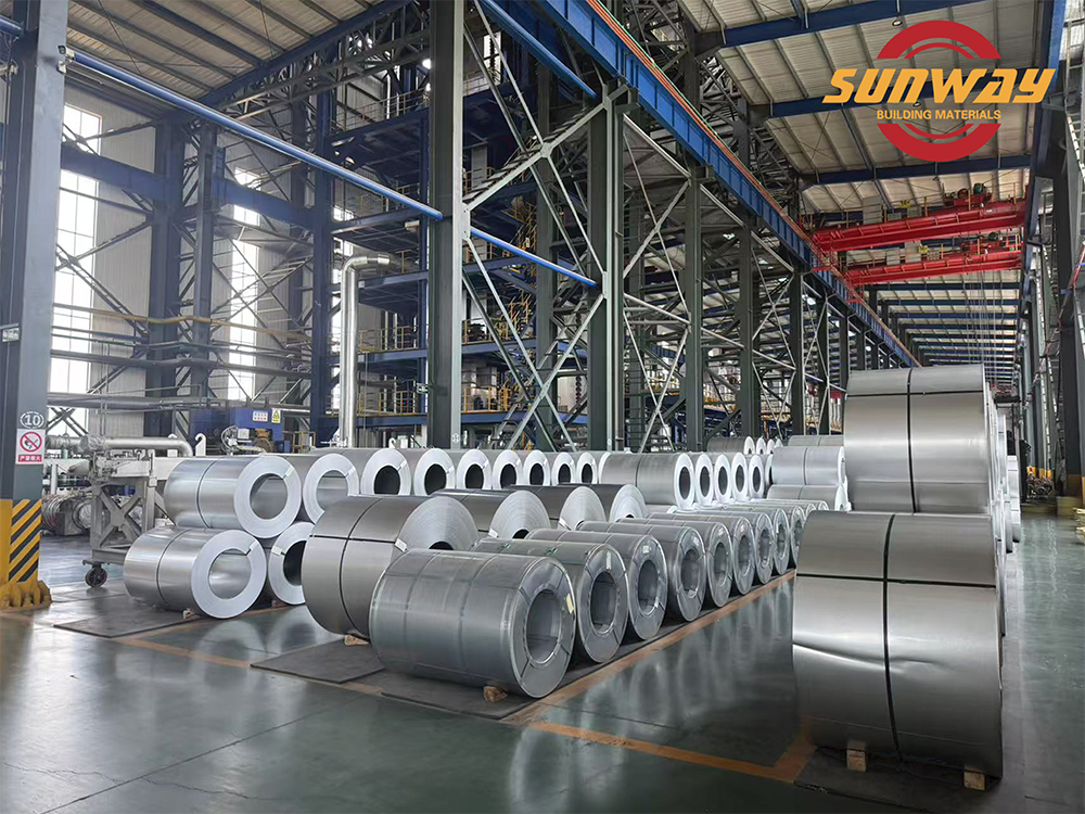 Supply Cooperation of Aluminium-Zinc Coated Color Steel Coil in Africa