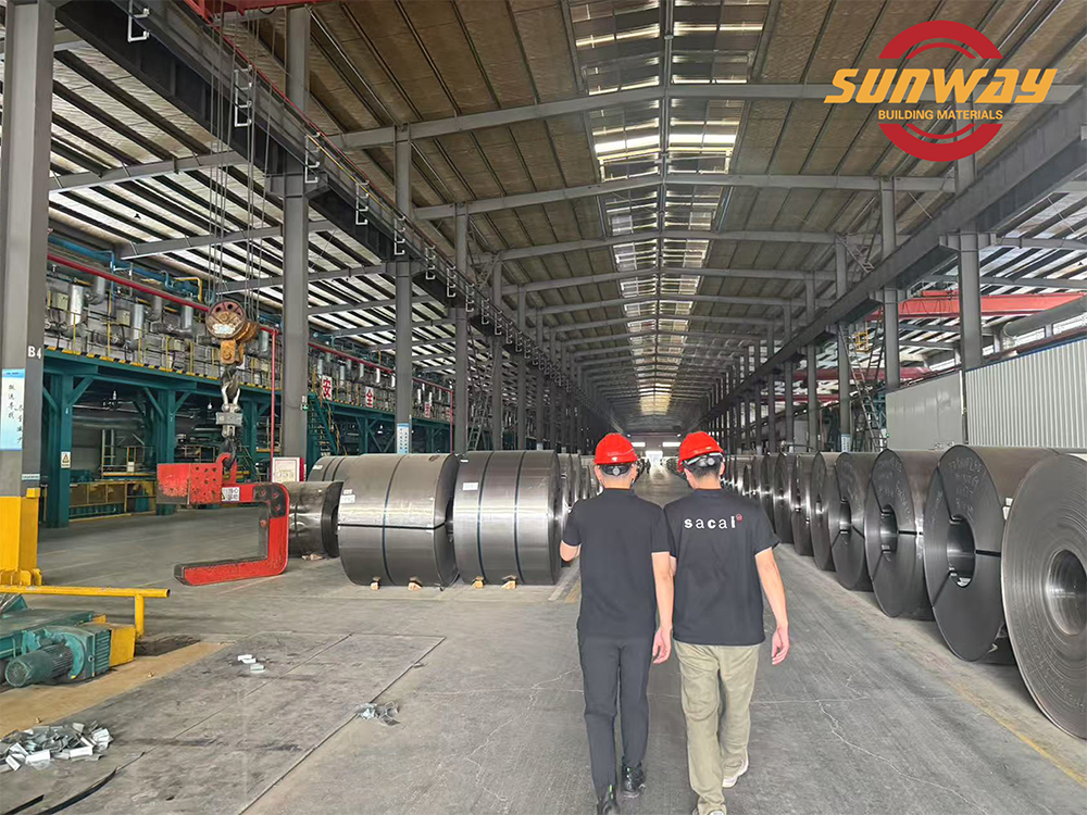 Supply Cooperation of Aluminium-Zinc Coated Color Steel Coil in Africa