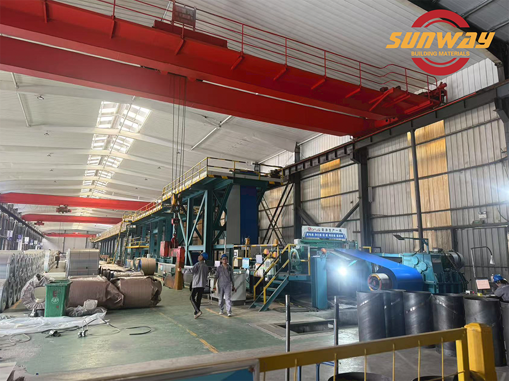 Supply Cooperation of Aluminium-Zinc Coated Color Steel Coil in Africa