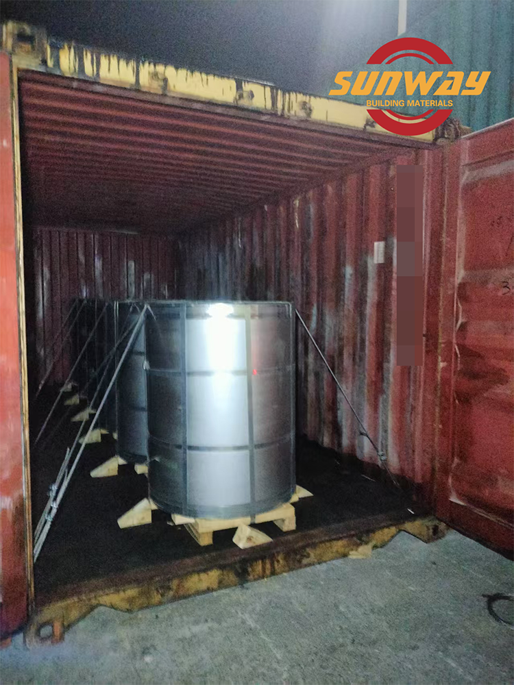 Supply Cooperation of Aluminium-Zinc Coated Color Steel Coil in Africa