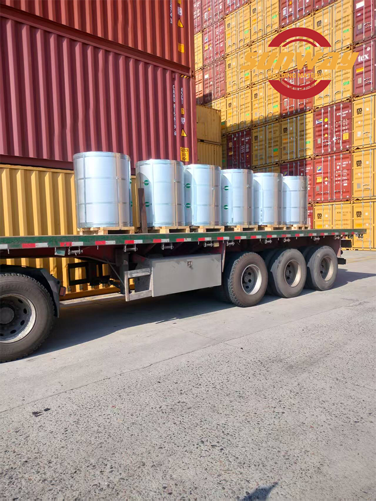 Supply Cooperation of Aluminium-Zinc Coated Color Steel Coil in Africa