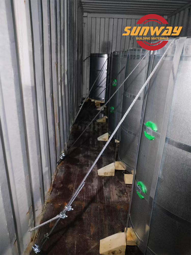 Supply Cooperation of Aluminium-Zinc Coated Color Steel Coil in Africa